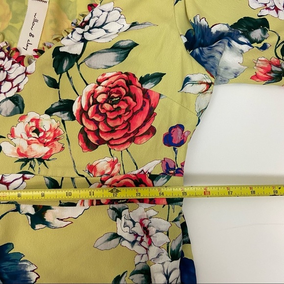 NWT Willow & Clay Ruffle Floral Maxi Dress - Picture 12 of 13